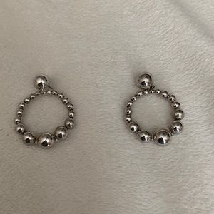 Silver Kate Spade Hoops